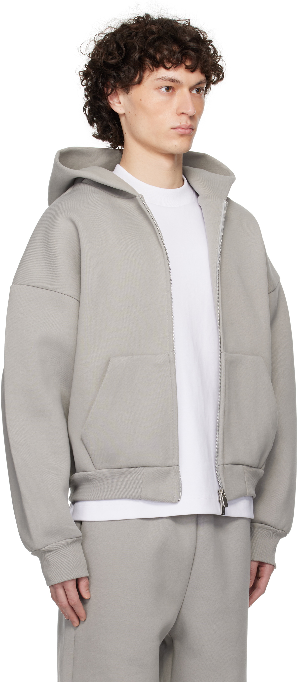 seventh パーカーM グレー Seventh Gray V2 Zipped Hoodie Seventh