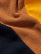 Aloye - Colour-Block Panelled Cotton-Jersey Sweater - Blue