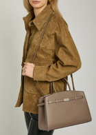Demellier The Hudson Midi Grained Leather top Handle bag - Taupe - One Size