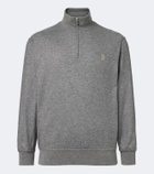 Brunello Cucinelli Cashmere half-zip sweater