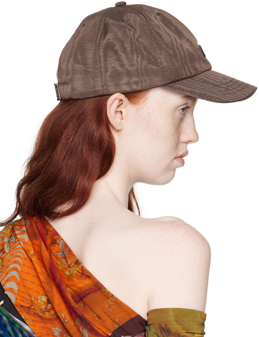 Marine Serre Brown Regenerated Cap Marine Serre