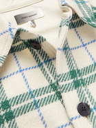 Isabel Marant - Gervon Checked Virgin Wool Shirt Jacket - Green