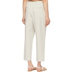 Max Mara Leisure Off-White Cropped Milena Trousers