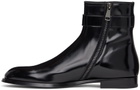 Dolce & Gabbana Black Leather Boots