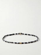 Luis Morais - Gold, Diamond and Glass Beaded Bracelet