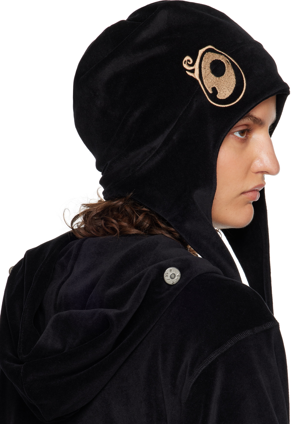 VeniceW Black Flying Beanie