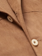 Séfr - Jules Faux Suede Jacket - Brown