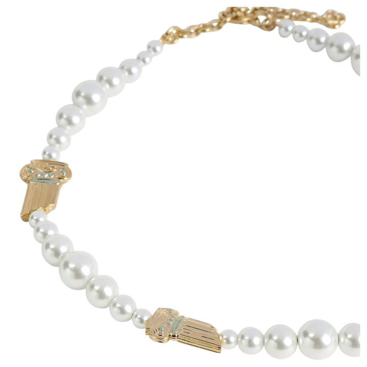 Photo: Casablanca Gradient Pearl Column Necklace