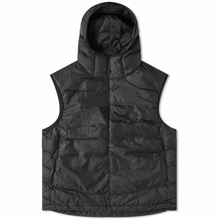 Photo: Norse Projects Men's ARKTISK Pasmo Rip Hooded Gilet in Black