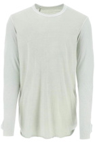 BORIS BIDJAN SABERI long-sleeved cotton t-shirt Neutro