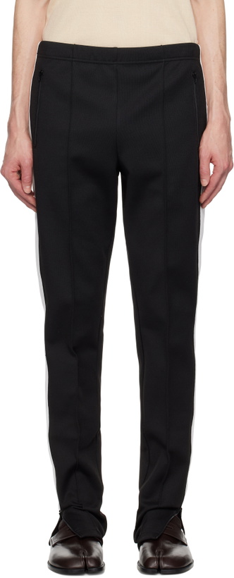Photo: Maison Margiela Black Striped Sweatpants