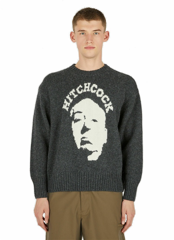 Photo: Hitchcock Intarsia Sweater in Grey