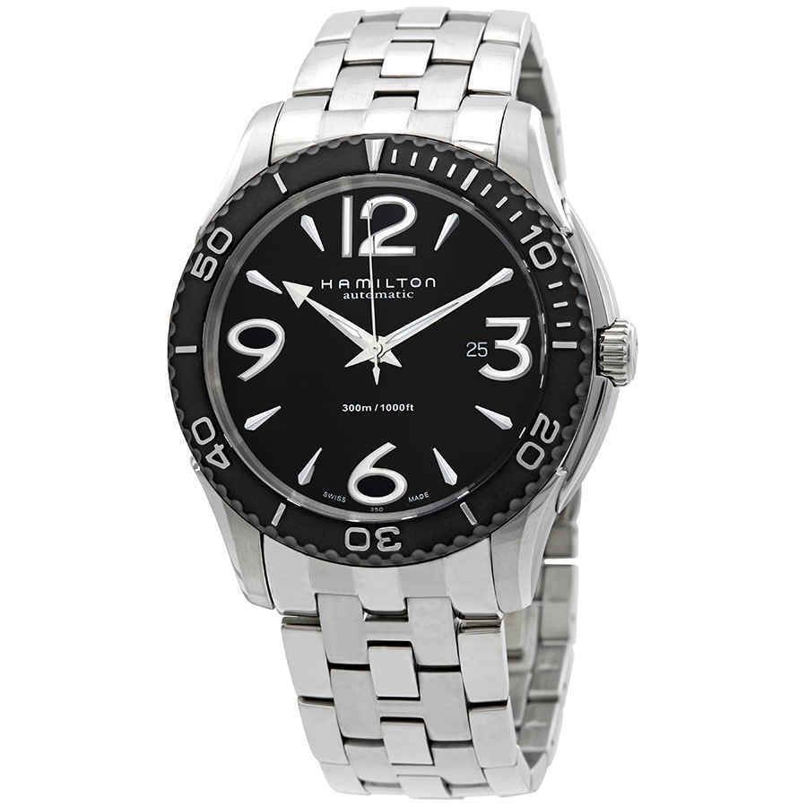 Hamilton Jazzmaster Seaview Automatic Black Dial Mens Watch H37715135