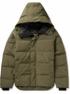 Canada Goose - Macmillan Logo-Appliquéd Quilted Shell Hooded Down Parka - Green