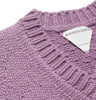 BOTTEGA VENETA - Wool and Cashmere-Blend Sweater Vest - Purple