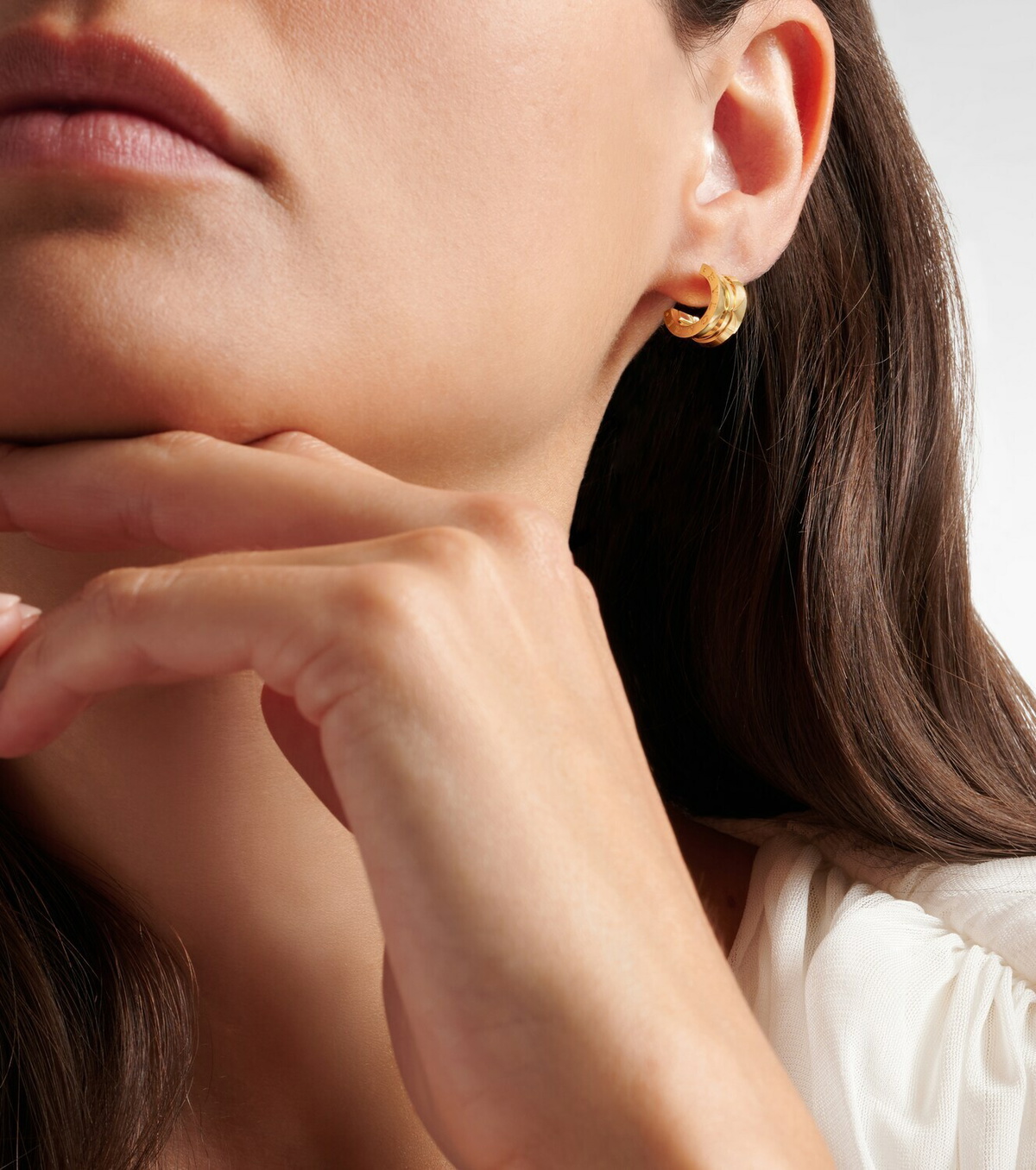 Bvlgari B.zero1 18kt gold single earring