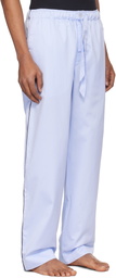 Tekla Blue Sateen Pyjama Pants