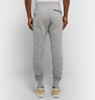 John Elliott - Escobar Slim-Fit Tapered Loopback Cotton-Blend Jersey Sweatpants - Men - Dark gray
