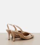 Manolo Blahnik Maysli suede slingback pumps