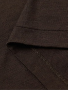 Kaptain Sunshine - Super180s Wool-Jersey T-Shirt - Brown