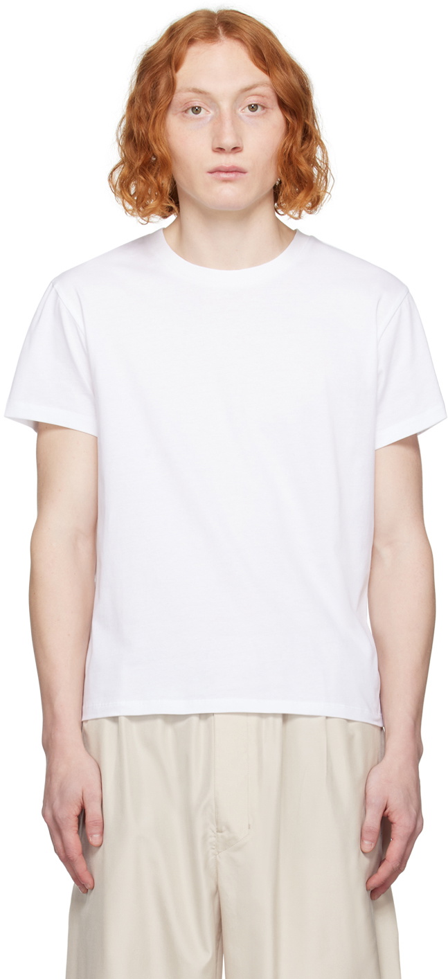 Second/Layer Three-Pack White T-Shirts Second/Layer