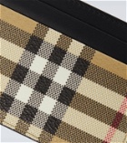 Burberry Burberry Check leather card holder