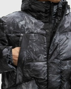 WOOLRICH BLACK LABEL - TIE DYE DOWN MID LENGTH PUFFA Black Mens Down & Puffer Jacket