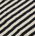 Officine Generale - Striped Cotton-Jersey T-Shirt - Off-white