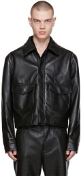 Nanushka Black Ruben Leather Jacket