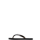 Ancient Greek Sandals Black Saionara Jelly Flip-Flops