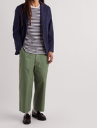 Beams Plus - Wide-Leg Cotton Trousers - Green