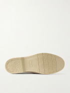 George Cleverley - Mayfair II Collapsible-Heel Suede Loafers - Neutrals