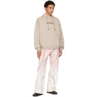 Off-White Beige Heraldic Arrow Skate Hoodie