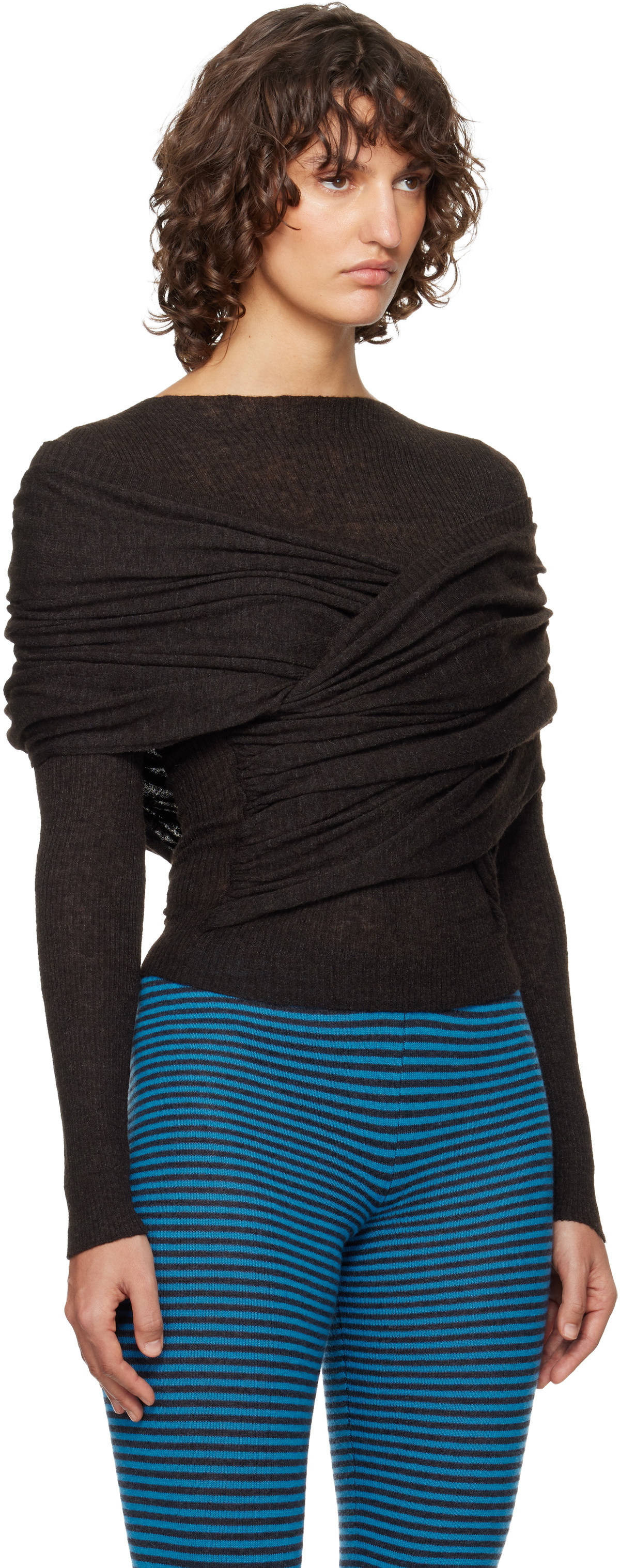 Paloma Wool Brown Elio Sweater