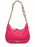 MOSCHINO - Logo Jacquard Embellished Top Handle Bag