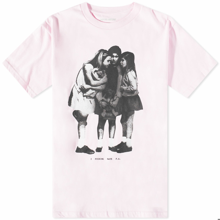 Photo: Fucking Awesome Men's Hate FA T-Shirt in Light Pink