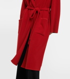 The Row Ghali cashmere wrap coat