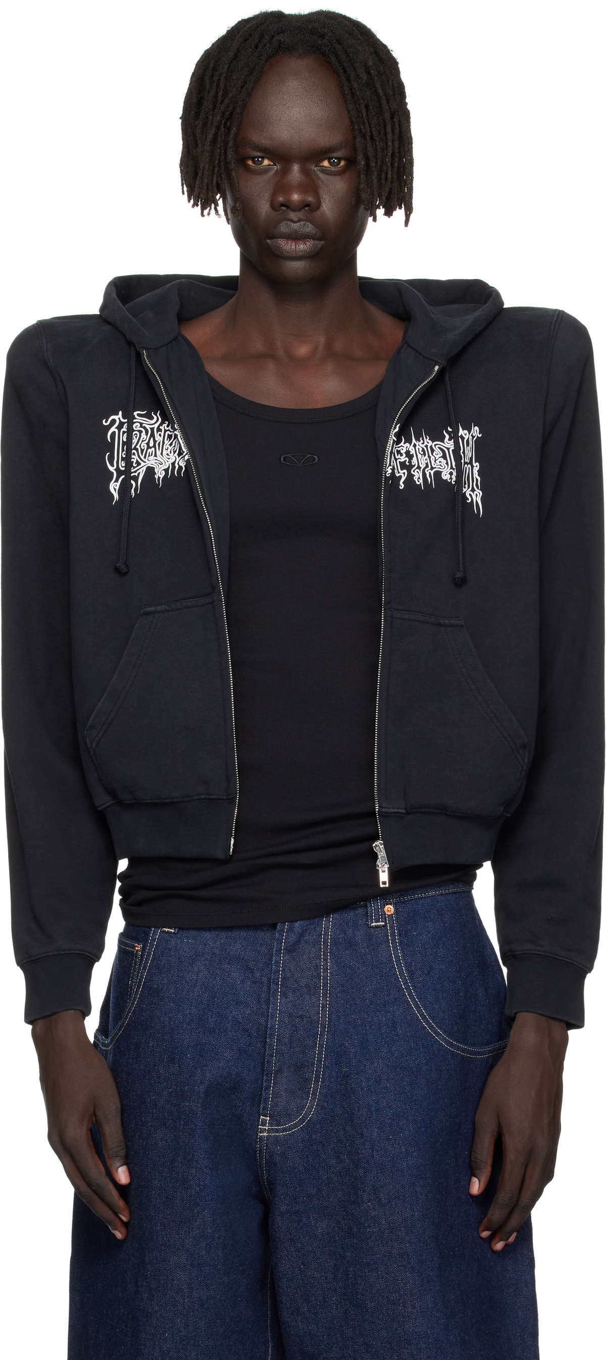 トップス VETEMENT 24SS XXX Logo Hoodie VETEMENTS XXX Logo Hoodie | hlorenzo | REVERSIBLE