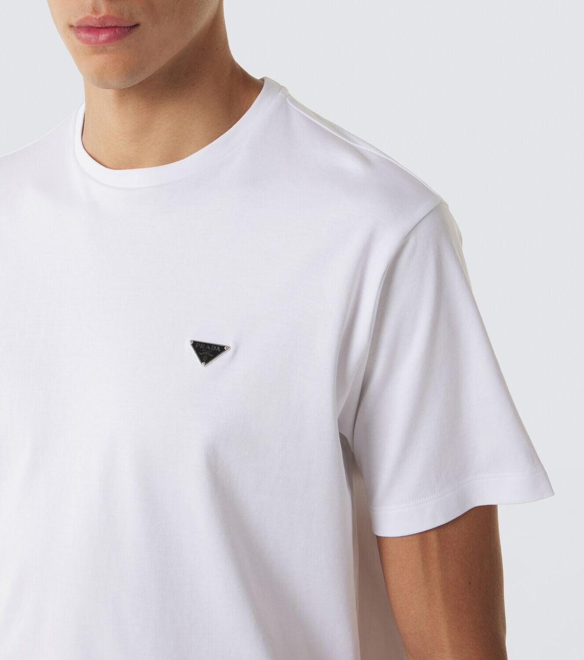 Prada Logo cotton jersey T-shirt