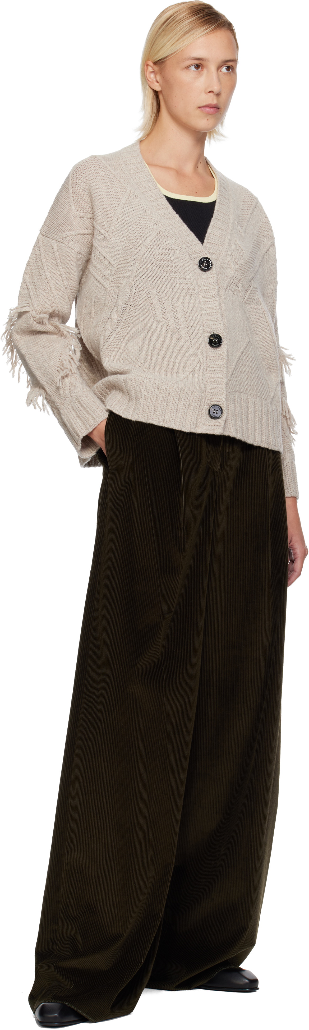 Weekend Max Mara Beige Stallo Cardigan