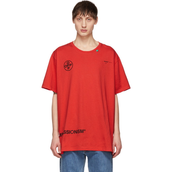 Photo: Off-White Red Stencil T-Shirt