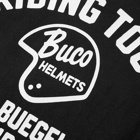 The Real McCoy's Men's Long Sleeve Buco Riding Togs T-Shirt in Black