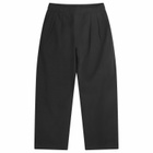 BEAMS Men's Pleated Balloon Sweat Pants in Black