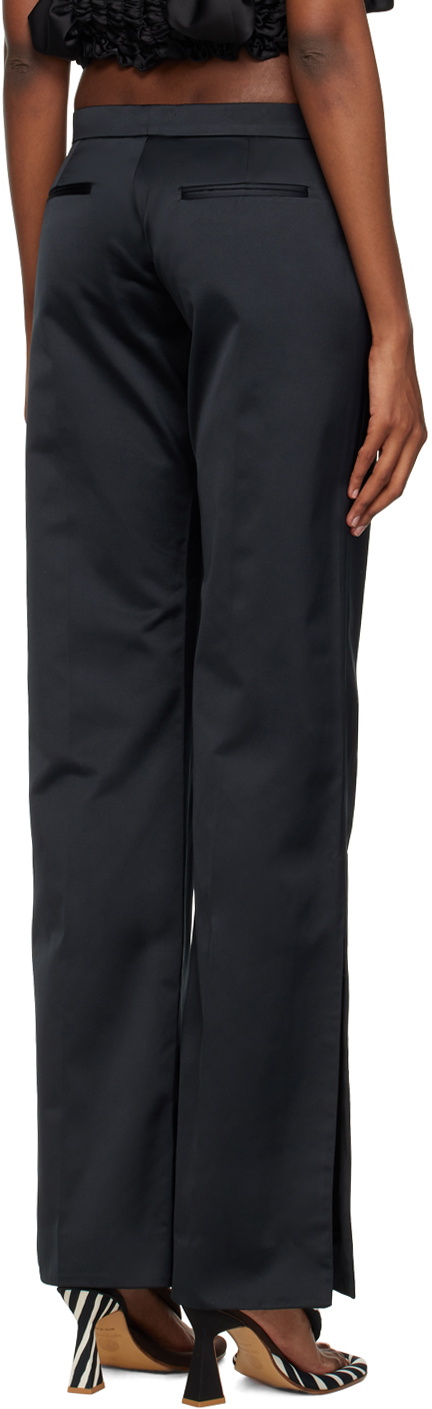 Feben Black Vented Trousers