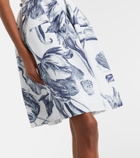 Erdem Floral cotton minidress