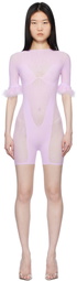 Poster Girl Purple Vanderbilt Play Jumpsuit