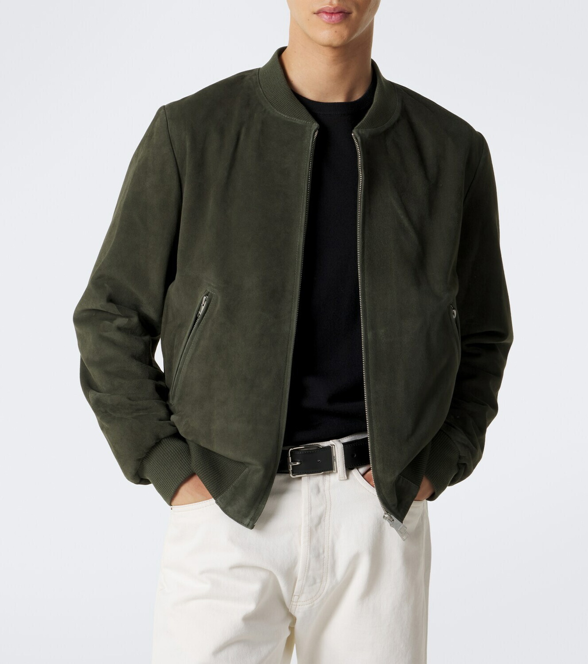 Arma Didier suede bomber jacket