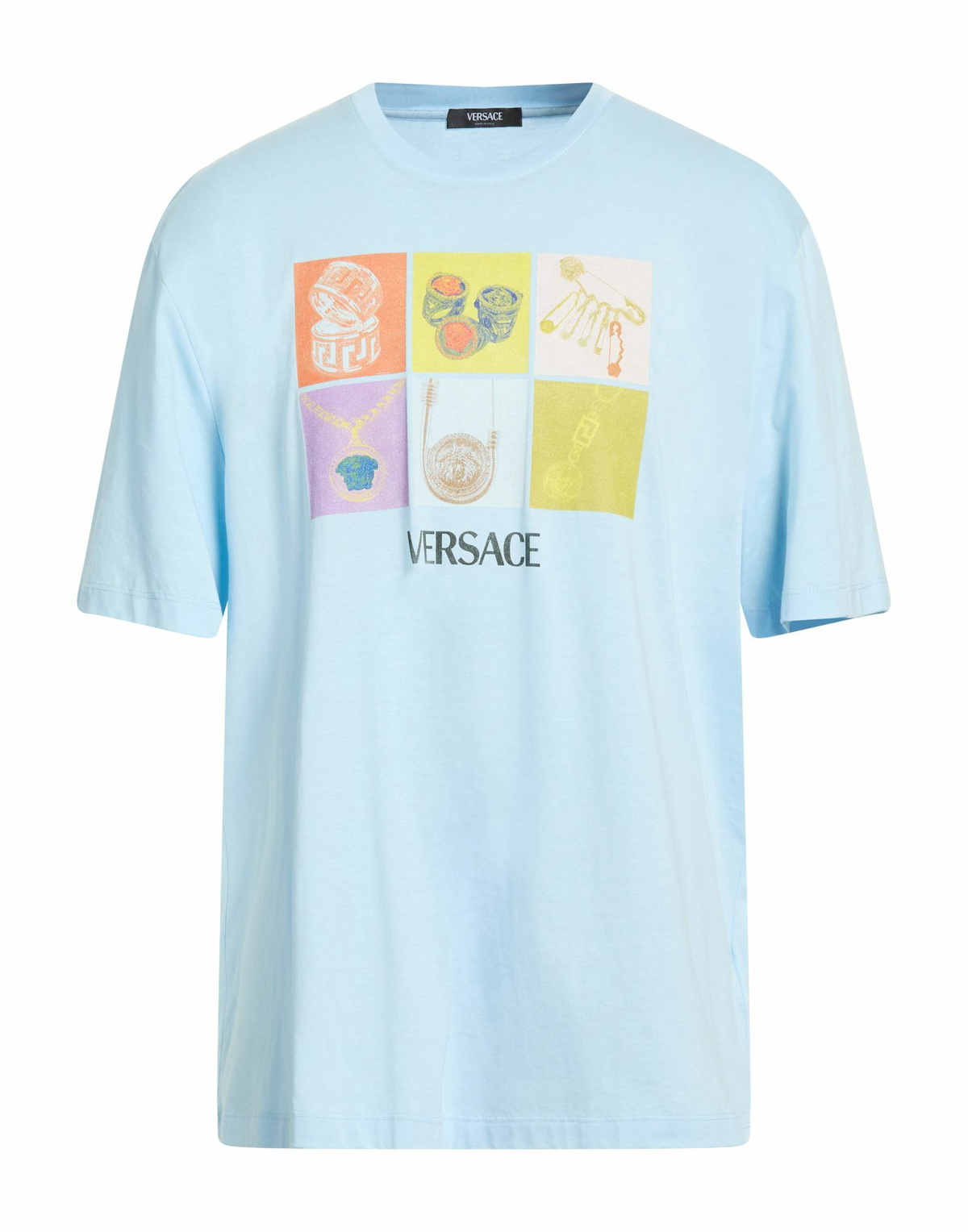 Versace Mens T-shirt Azure