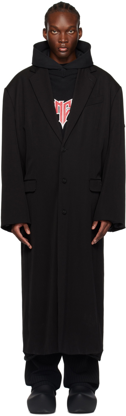 BALENCIAGA 23ss スケーター テーラード コート Balenciaga Black Skater Tailored Coat Balenciaga