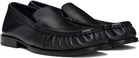 Dries Van Noten Black Leather Loafers